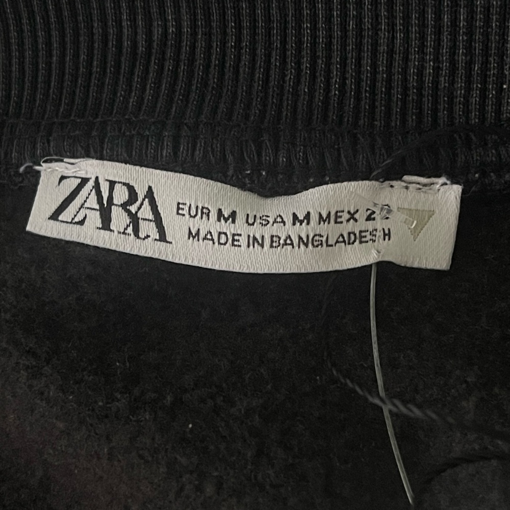 New Zara Chic Black Bomber Jacket for Women - Picture 9 of 12